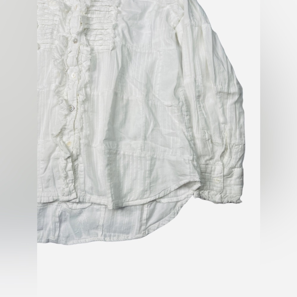 Sundance Size Xs Collar Patchwork Button Down Shi… - image 5